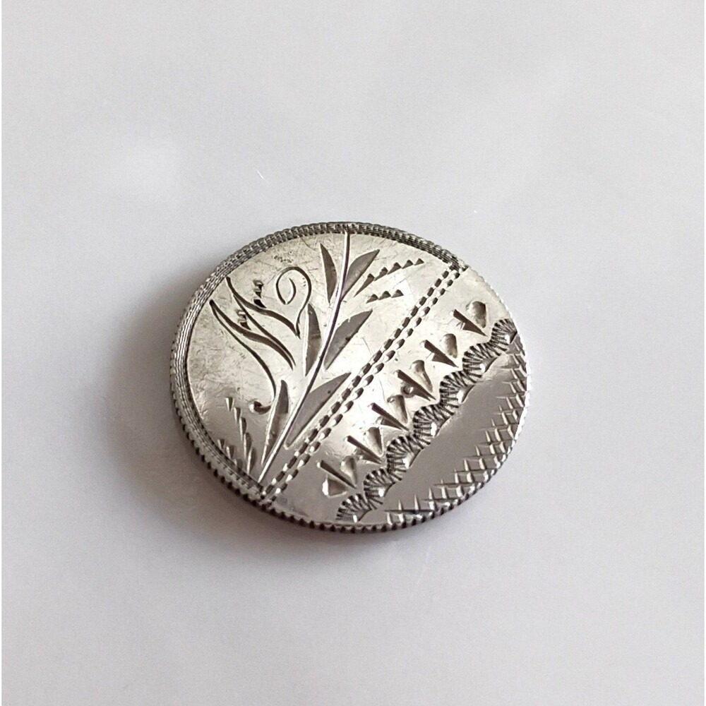 Antique 1883 Seated Liberty Silver Dime Love Token Initial "M" Rare US Coin